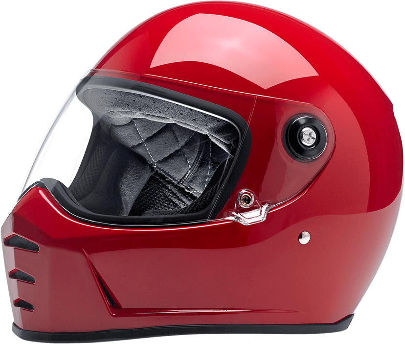 BILTWELL 0101-13849 Lane Splitter Helmet - Gloss Blood Red - XS — image 1 of 9