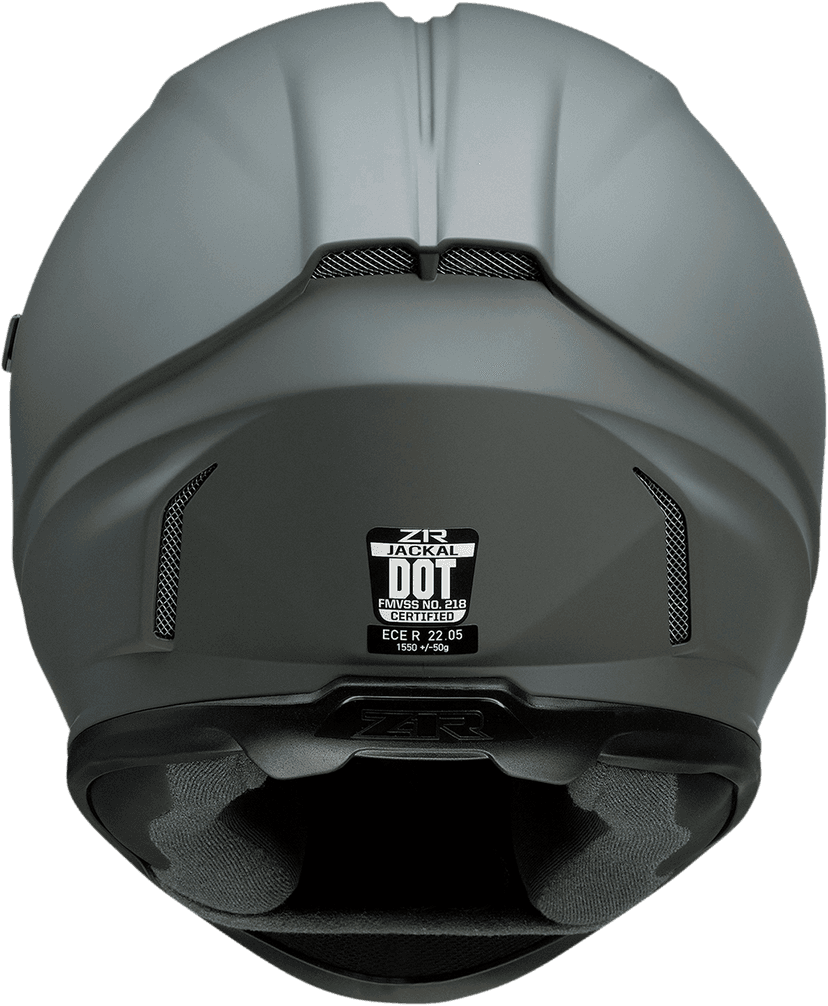 Z1R 0101-14003 Jackal Helmet - Primer Gray - Smoke - XL — image 7 of 8