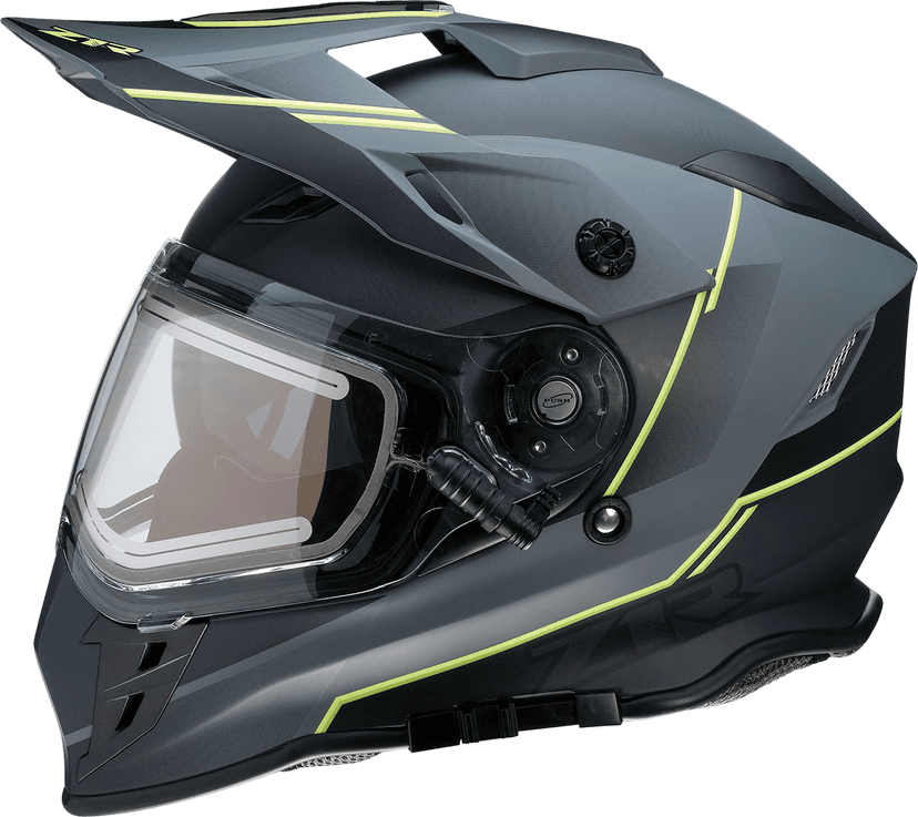Z1R 0101-14066 Range Snow Helmet - Bladestorm - Electric - Dual Pane - Gray/Black/Hi-Viz Yellow - Small — image 1 of 7