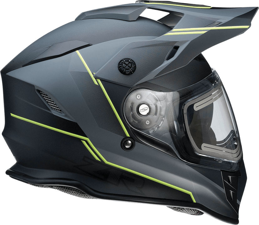 Z1R 0101-14066 Range Snow Helmet - Bladestorm - Electric - Dual Pane - Gray/Black/Hi-Viz Yellow - Small — image 6 of 7