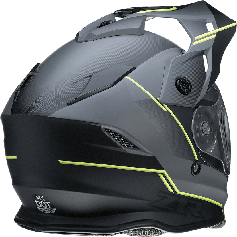 Z1R 0101-14066 Range Snow Helmet - Bladestorm - Electric - Dual Pane - Gray/Black/Hi-Viz Yellow - Small — image 5 of 7