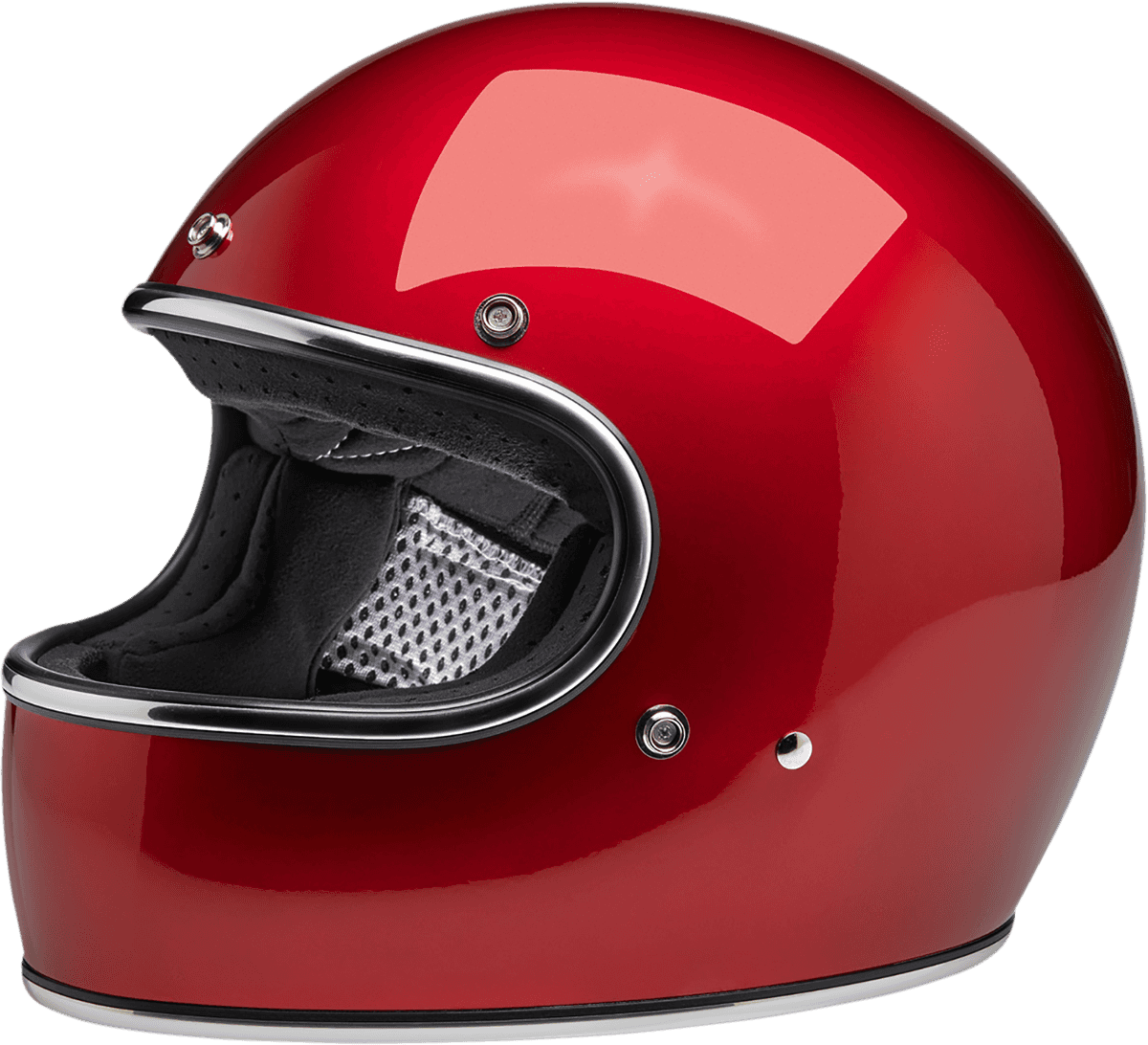 BILTWELL 0101-14305 Gringo Helmet - Metallic Cherry Red - XS
