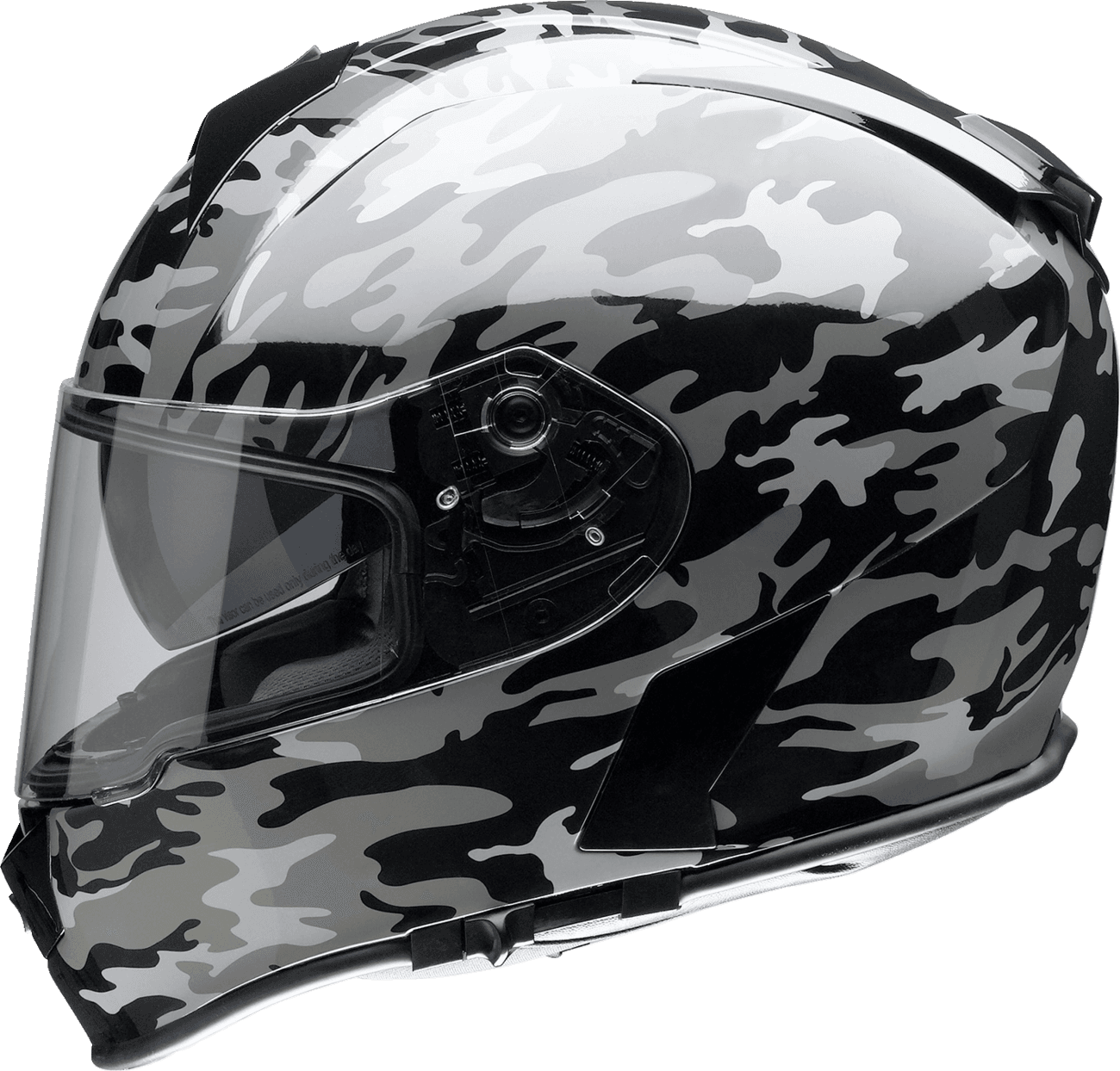 Z1R 0101-14369 Warrant Helmet - Camo - Black/Gray - XL