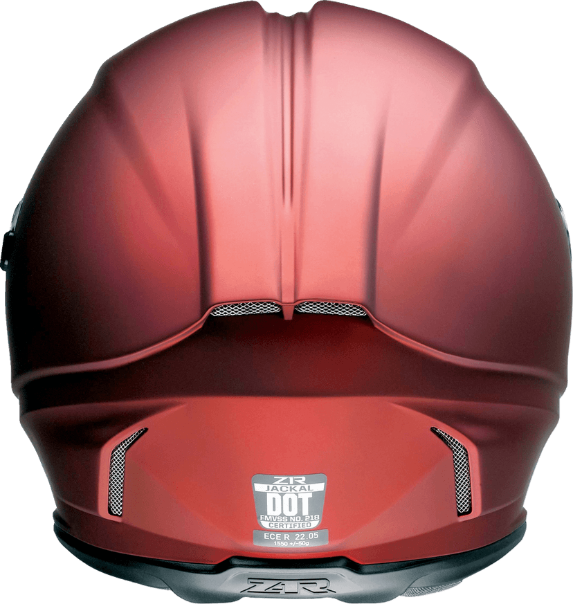Z1R 0101-14822 Jackal Helmet - Satin - Red - Small — image 5 of 5