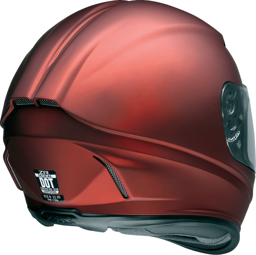Z1R 0101-14823 Jackal Helmet - Satin - Red - Medium — image 4 of 5