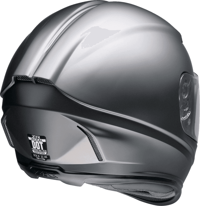 Z1R 0101-14837 Jackal Helmet - Satin - Titanium - Medium — image 4 of 5