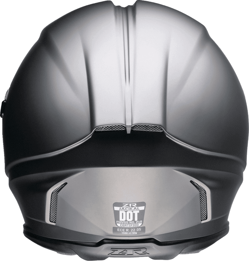 Z1R 0101-14841 Jackal Helmet - Satin - Titanium - 3XL — image 5 of 5