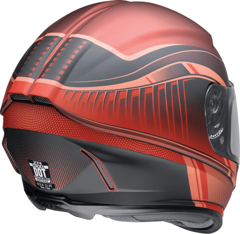 Z1R 0101-14849 Jackal Helmet - Dark Matter - Red - Small — image 4 of 5