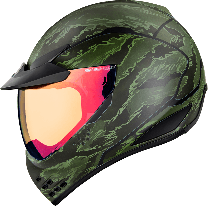 ICON 0101-14927 Domain™ Helmet - Tiger's Blood - Green - XL — image 3 of 13