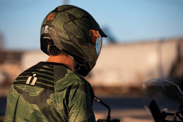 ICON 0101-14928 Domain™ Helmet - Tiger's Blood - Green - 2XL — image 11 of 13
