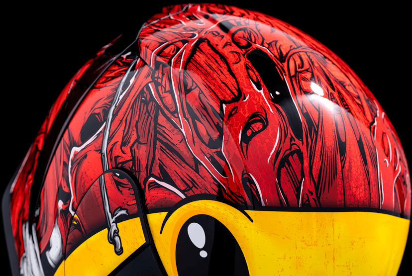 ICON 0101-14943 Airform™ Helmet - MIPS® - Brozak - Red - 3XL — image 4 of 13