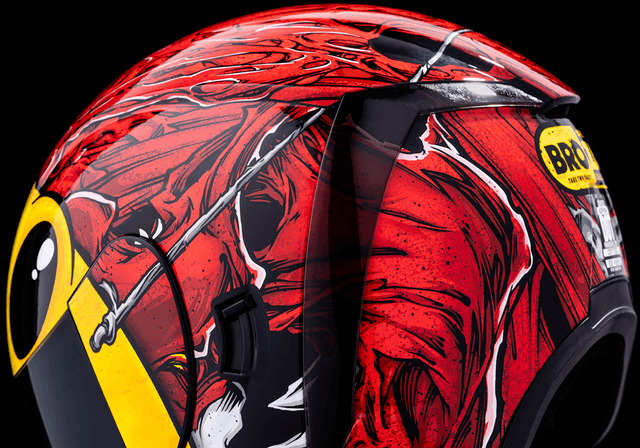 ICON 0101-14943 Airform™ Helmet - MIPS® - Brozak - Red - 3XL — image 9 of 13