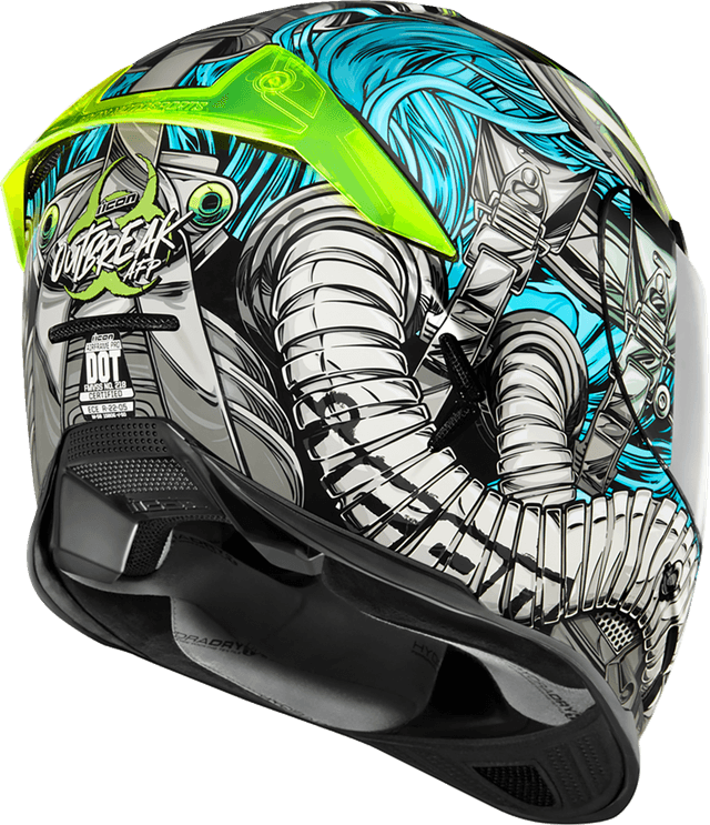 ICON 0101-14946 Airframe Pro™ Helmet - Outbreak - Blue - Medium — image 3 of 11