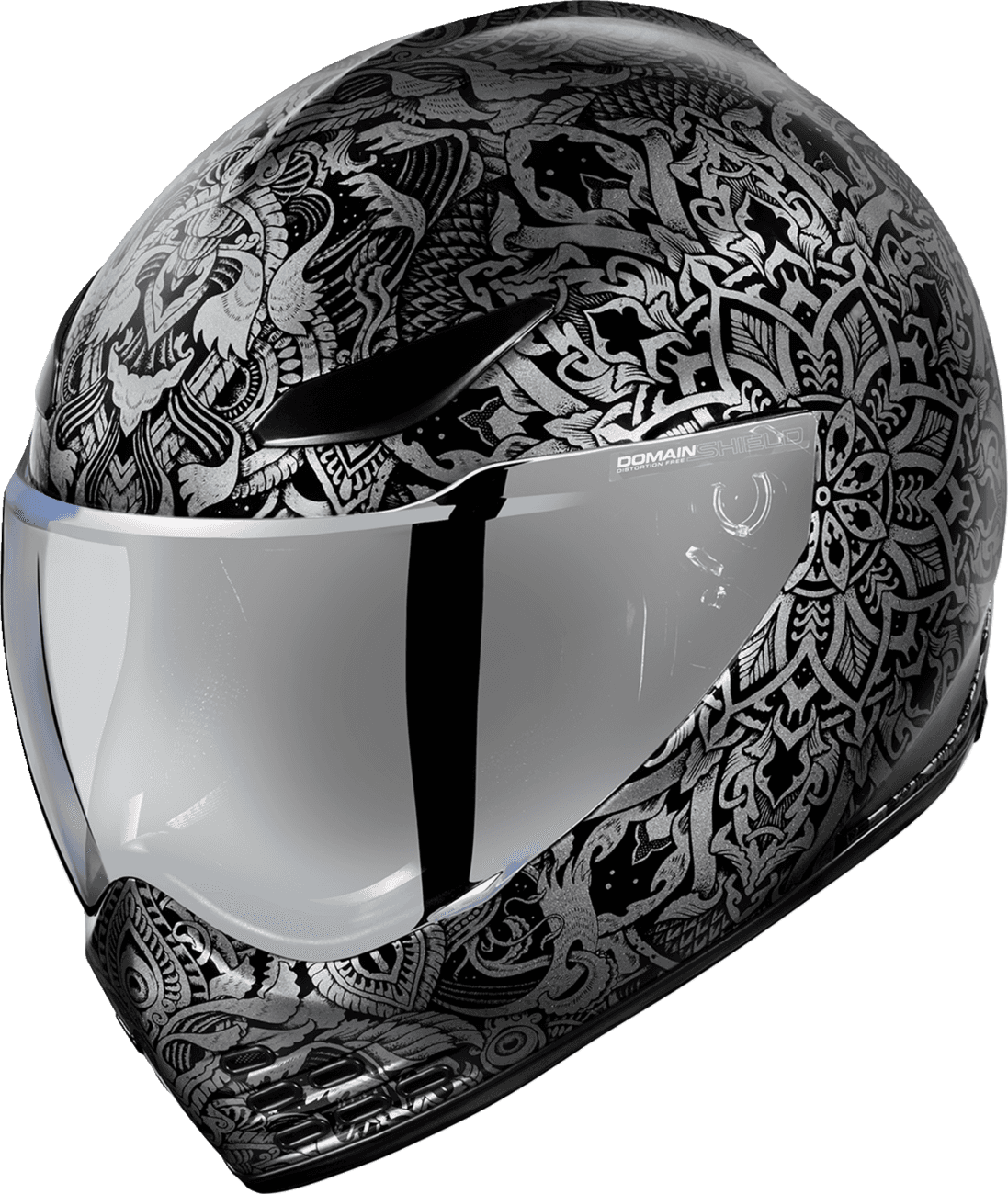 ICON 0101-14960 Domain™ Helmet - Gravitas - Black - Medium