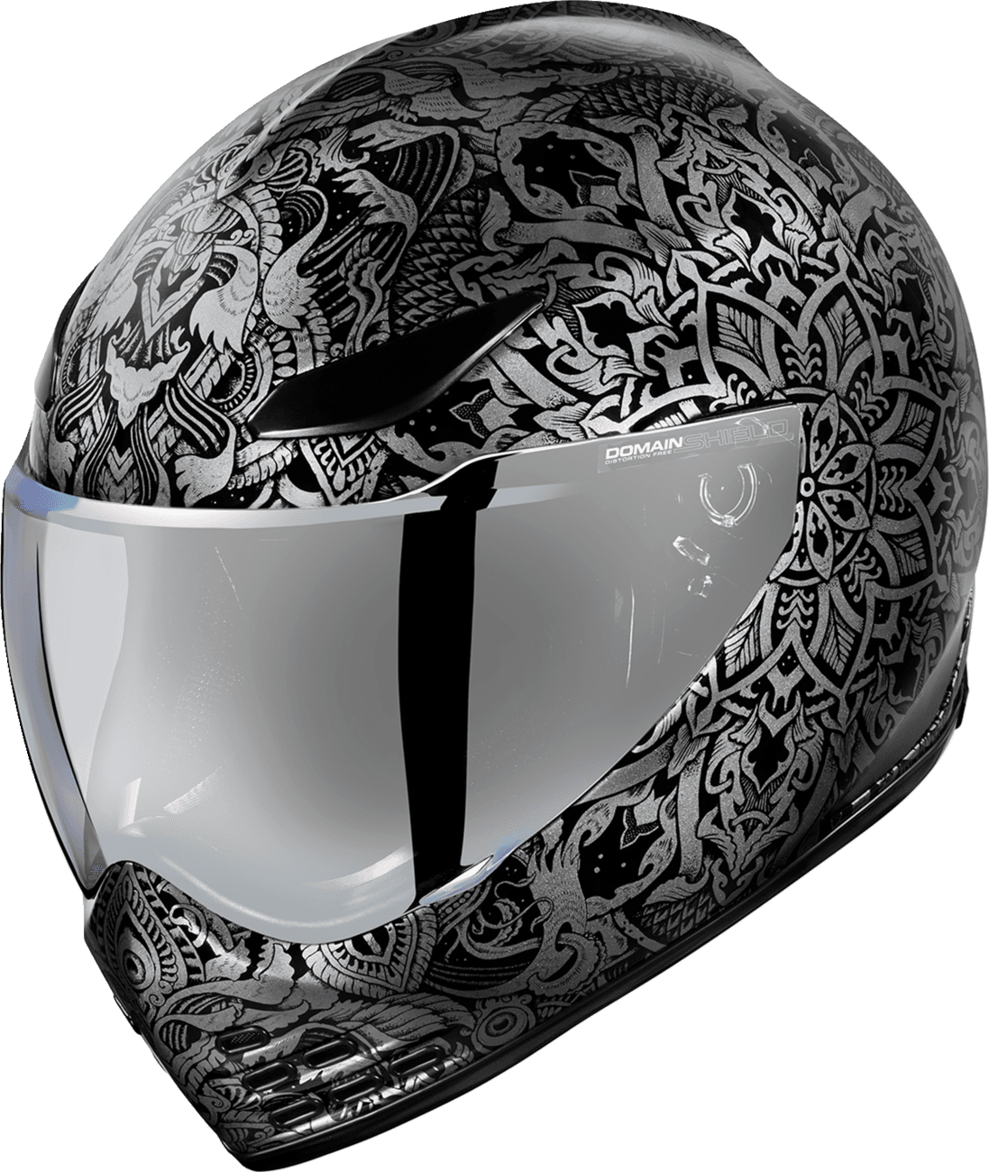 ICON 0101-14960 Domain™ Helmet - Gravitas - Black - Medium