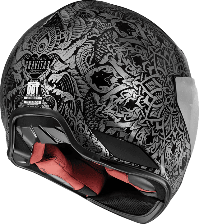 ICON 0101-14961 Domain™ Helmet - Gravitas - Black - Large — image 9 of 9