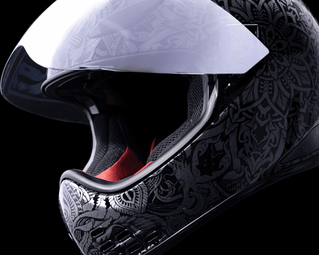 ICON 0101-14961 Domain™ Helmet - Gravitas - Black - Large — image 8 of 9