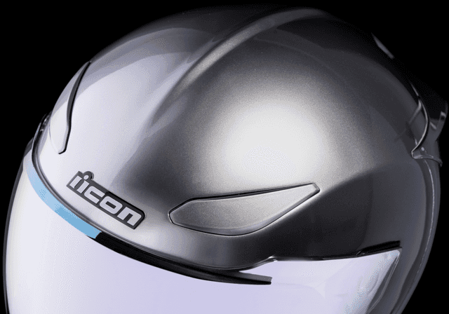 ICON 0101-14976 Domain™ Helmet - Cornelius - Silver - XL — image 3 of 9