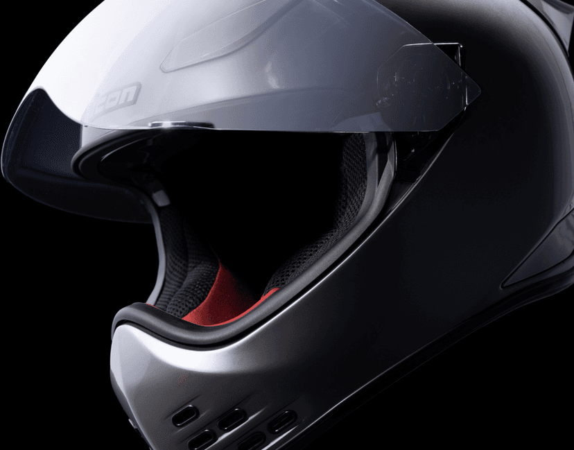 ICON 0101-14978 Domain™ Helmet - Cornelius - Silver - 3XL — image 9 of 9