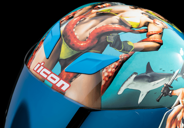 ICON 0101-15000 Airflite™ Helmet - Pleasuredome 4 - Blue - XS — image 11 of 12