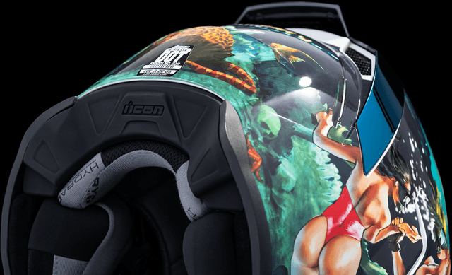 ICON 0101-15000 Airflite™ Helmet - Pleasuredome 4 - Blue - XS — image 8 of 12