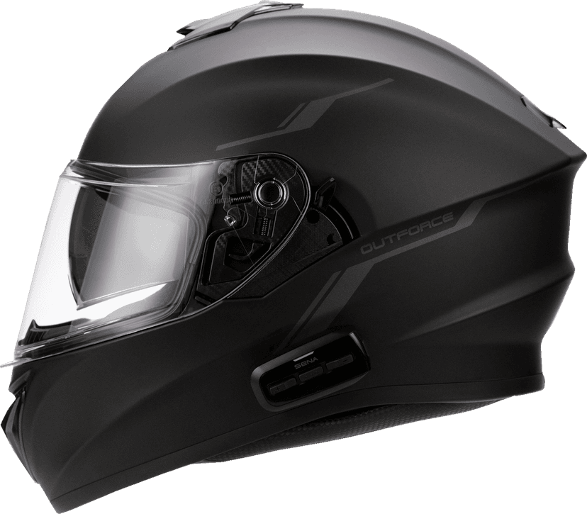 SENA 0101-15038 OutForce Helmet - Matte Black - XL — image 7 of 8