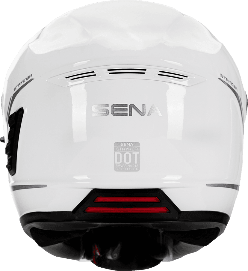 SENA 0101-15041 Stryker Helmet - Glossy White - Medium — image 7 of 7