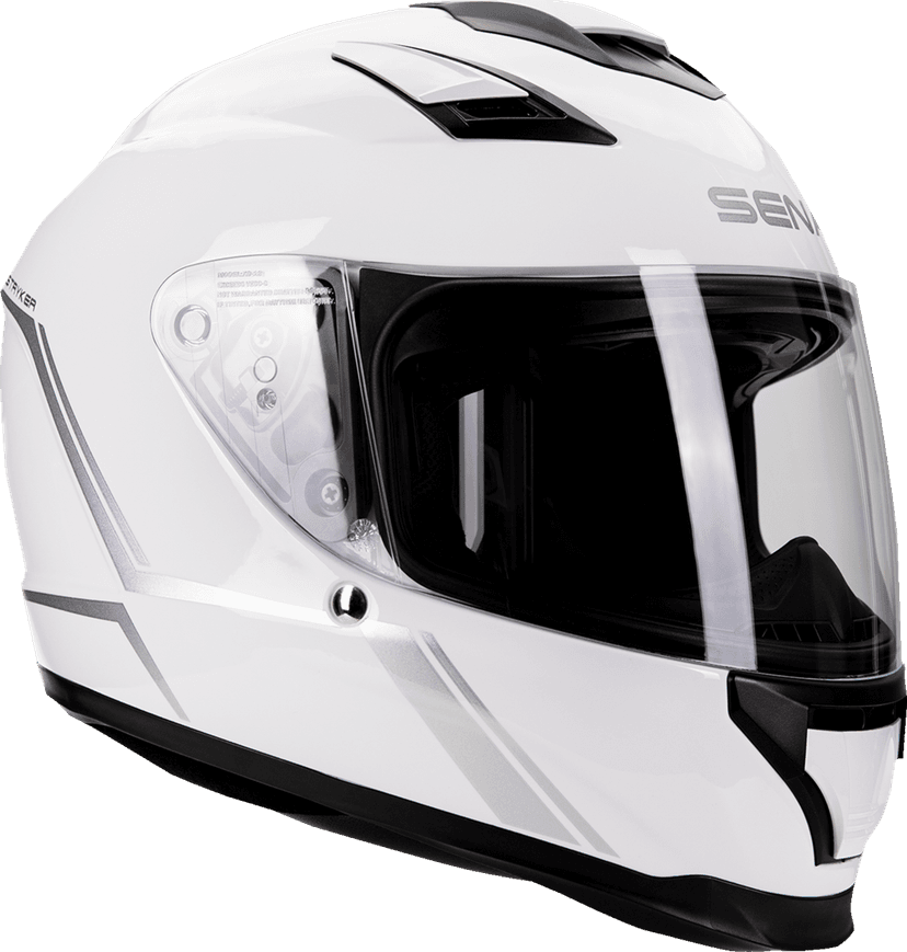 SENA 0101-15041 Stryker Helmet - Glossy White - Medium — image 1 of 7