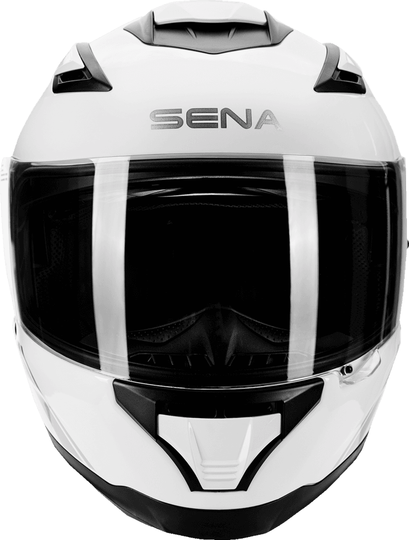 SENA 0101-15041 Stryker Helmet - Glossy White - Medium — image 6 of 7
