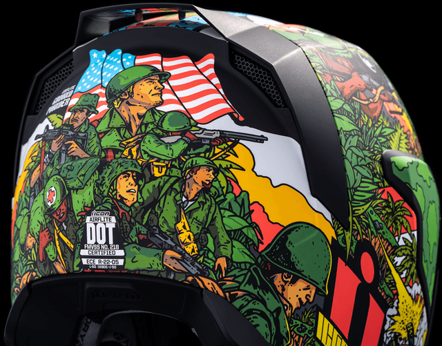 ICON 0101-15063 Airflite™ Helmet - GP23 - Green - 3XL — image 12 of 13