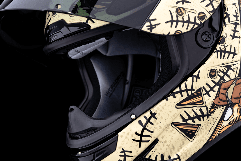 ICON 0101-15072 Airframe Pro™ Helmet - Topshelf - Red - Small — image 4 of 10
