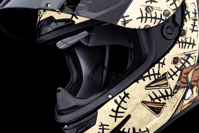 ICON 0101-15074 Airframe Pro™ Helmet - Topshelf - Red - Large — image 4 of 10