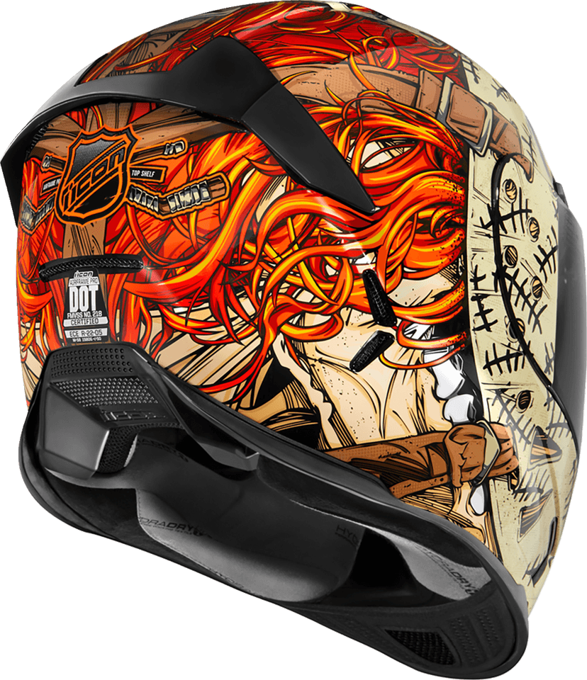 ICON 0101-15076 Airframe Pro™ Helmet - Topshelf - Red - 2XL — image 3 of 10