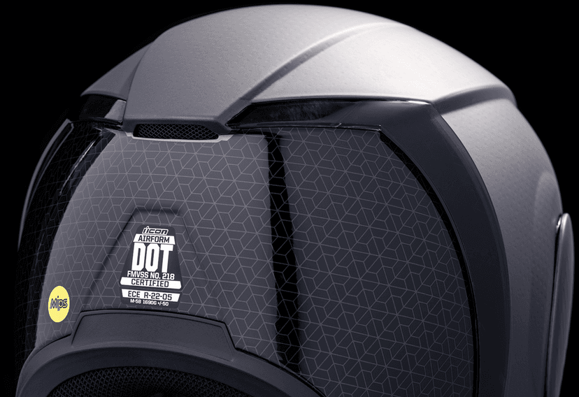 ICON 0101-15093 Airform™ Helmet - MIPS® - Counterstrike - Silver - Small — image 4 of 12