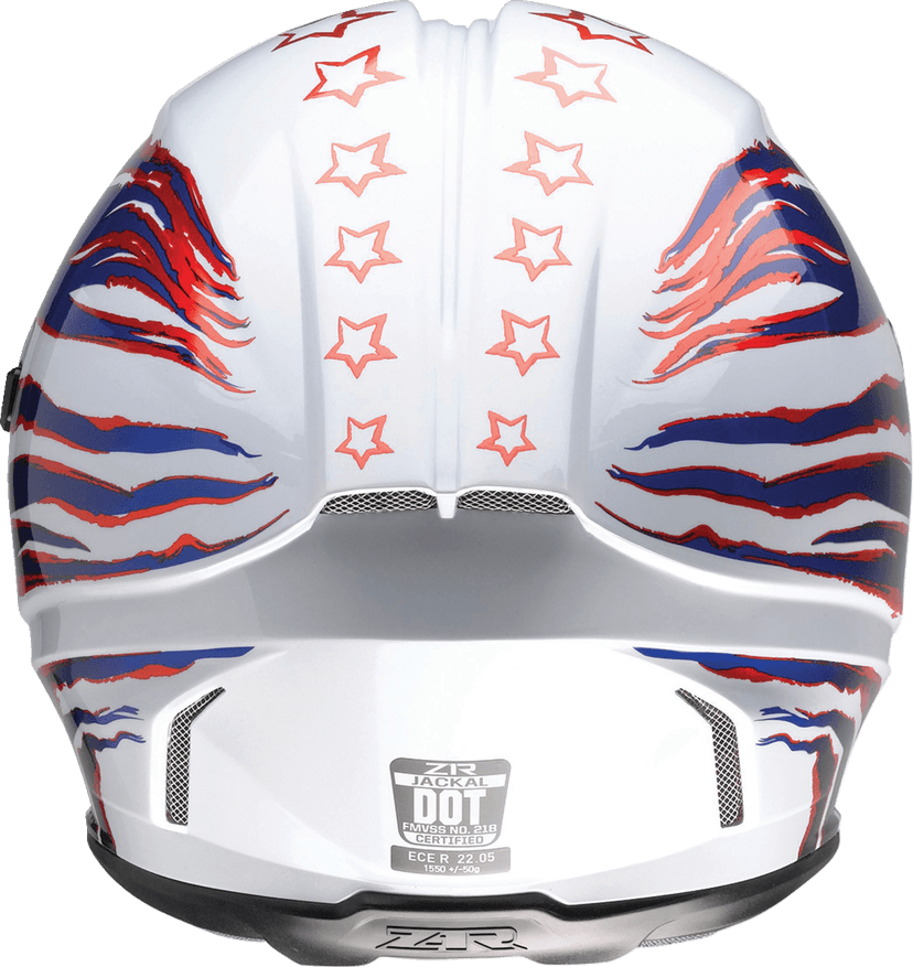 Z1R 0101-15416 Jackal Helmet - Patriot - Red/White/Blue - XL — image 6 of 6