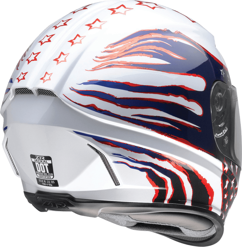 Z1R 0101-15418 Jackal Helmet - Patriot - Red/White/Blue - 3XL — image 3 of 6