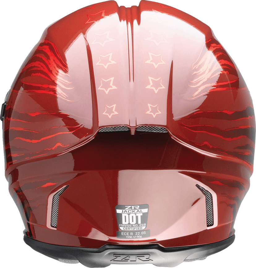 Z1R 0101-15419 Jackal Helmet - Patriot - Red - XS — image 5 of 5