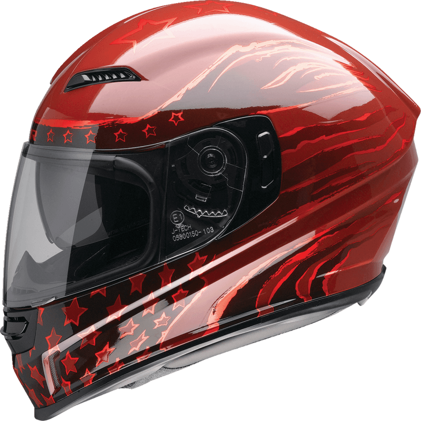 Z1R 0101-15423 Jackal Helmet - Patriot - Red - XL — image 1 of 5