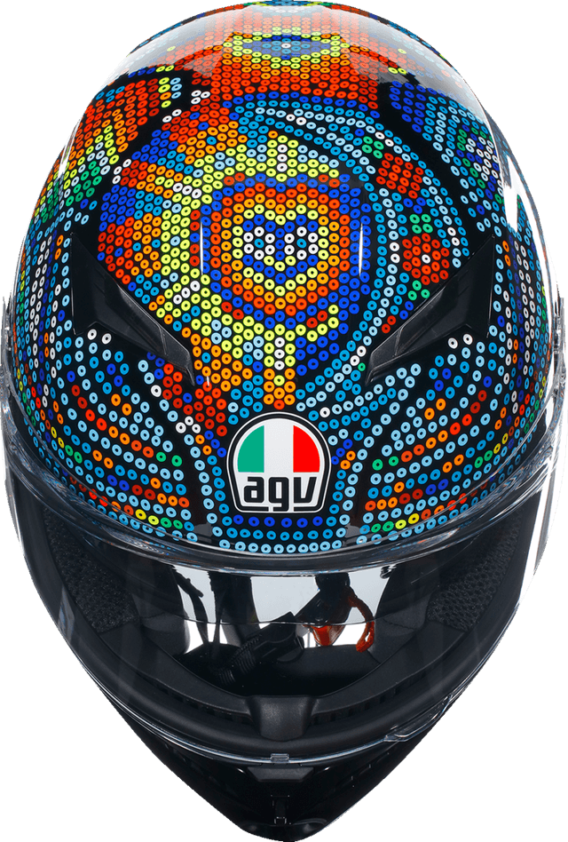 AGV 0101-15463 K3 Helmet - Rossi Winter Test 2018 - Small — image 5 of 5