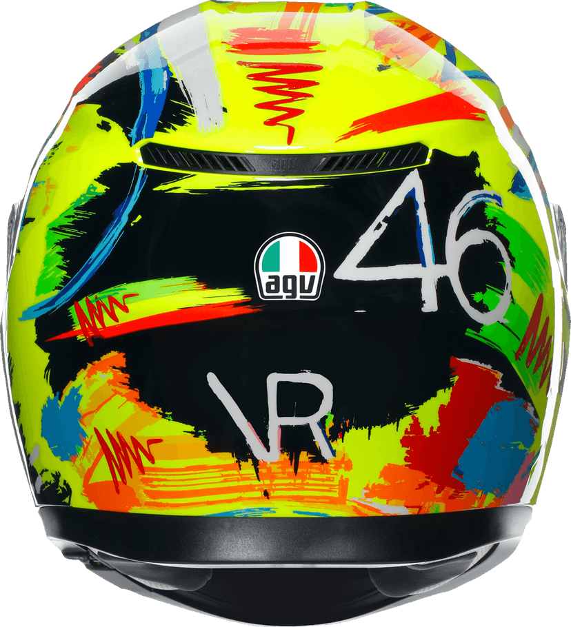 AGV 0101-15473 K3 Helmet - Rossi Winter Test 2019 - Small — image 4 of 5