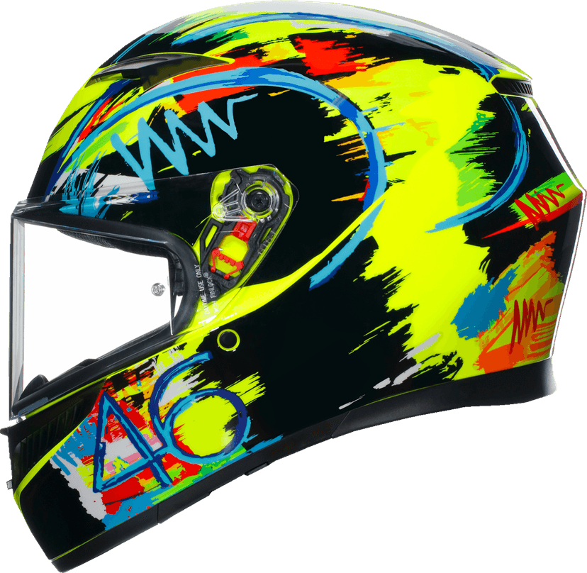 AGV 0101-15475 K3 Helmet - Rossi Winter Test 2019 - Large — image 3 of 5