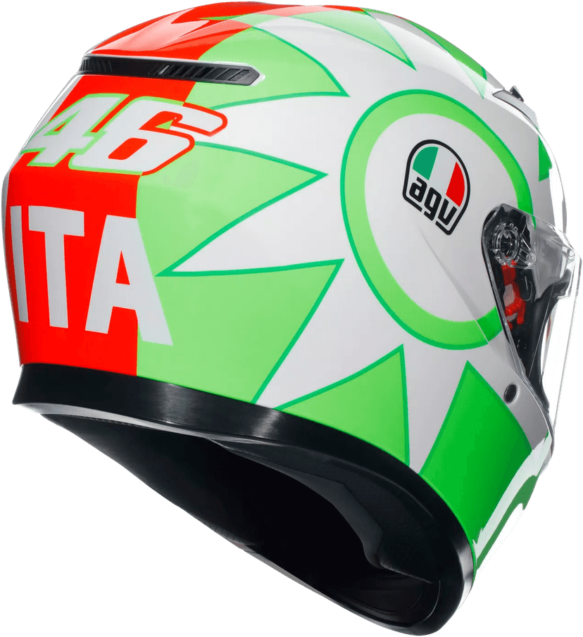 AGV 0101-15482 K3 Helmet - Rossi Mugello 2018 - 2XL — image 3 of 7