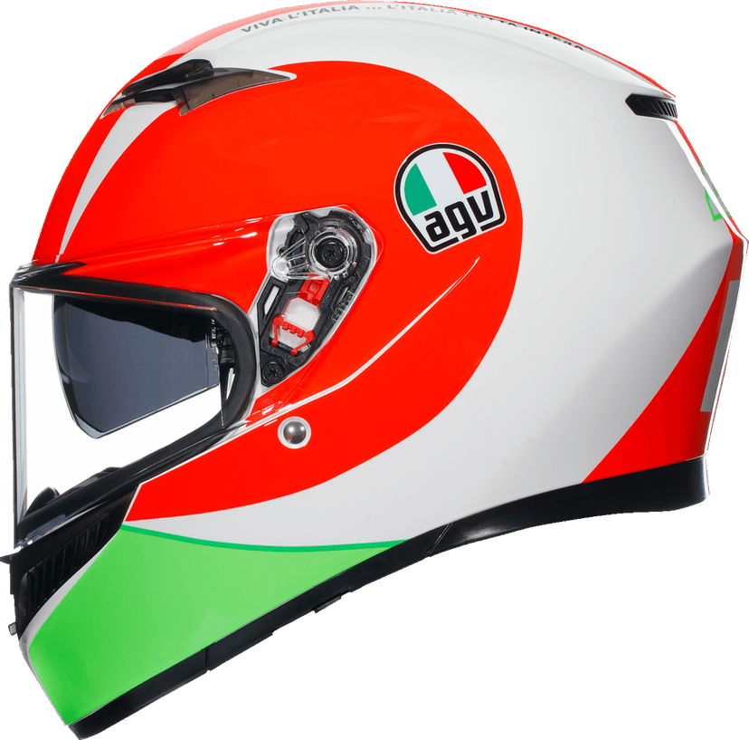 AGV 0101-15482 K3 Helmet - Rossi Mugello 2018 - 2XL — image 5 of 7