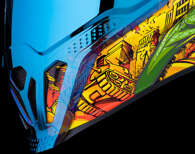 ICON 0101-15546 Airflite™ Helmet - Bugoid Blitz - Blue - XS — image 14 of 19