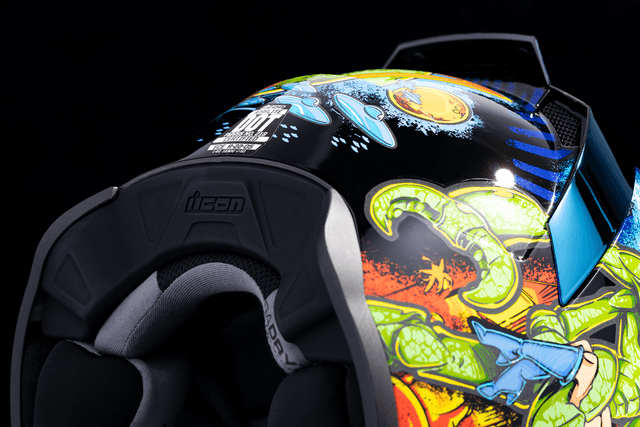 ICON 0101-15550 Airflite™ Helmet - Bugoid Blitz - Blue - XL — image 12 of 19