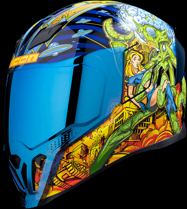 ICON 0101-15552 Airflite™ Helmet - Bugoid Blitz - Blue - 3XL — image 8 of 19