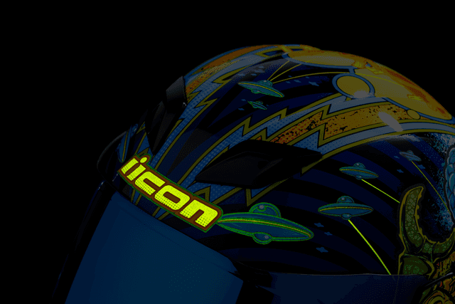 ICON 0101-15552 Airflite™ Helmet - Bugoid Blitz - Blue - 3XL — image 9 of 19