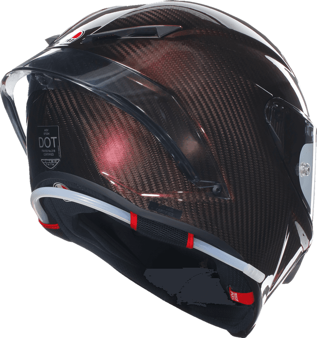 AGV 0101-15568 Pista GP RR Helmet - Red Carbon - Small — image 7 of 7