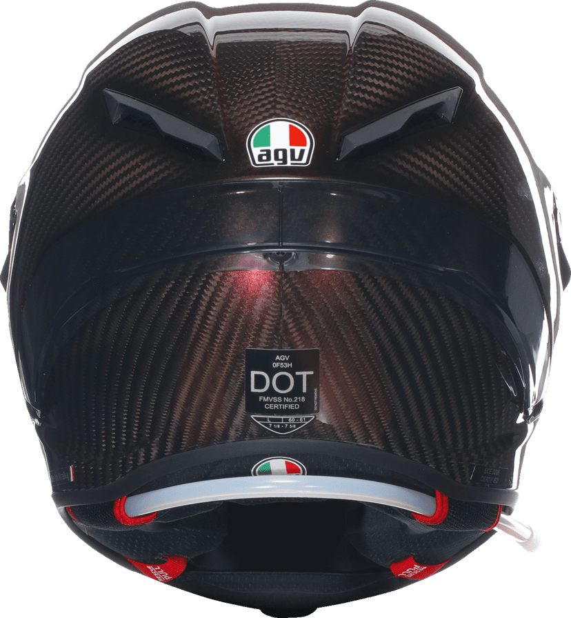 AGV 0101-15572 Pista GP RR Helmet - Red Carbon - 2XL — image 6 of 7