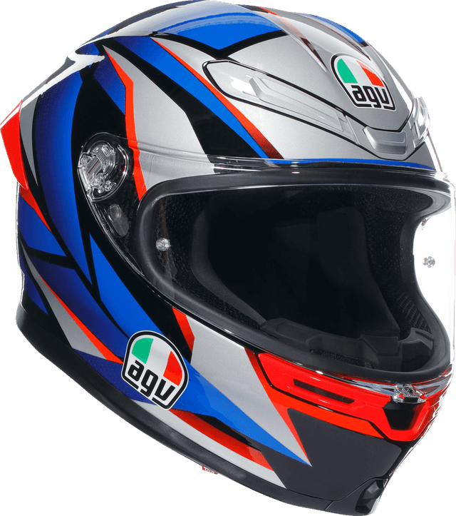 AGV 0101-15627 K6 S Helmet - Slashcut - Black/Blue/Red - Small — image 1 of 6